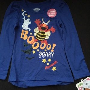 Sesame Street Halloween top for girls